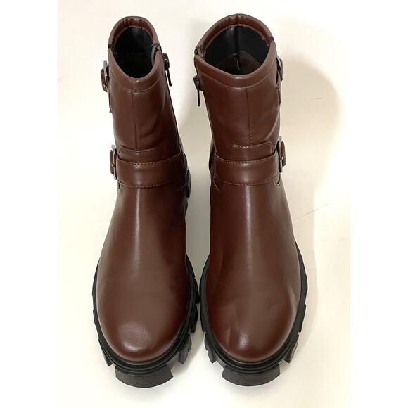 Bp. Chelsea Buckle Boot Brown Size 8.5 NEW - Picture 4 of 9